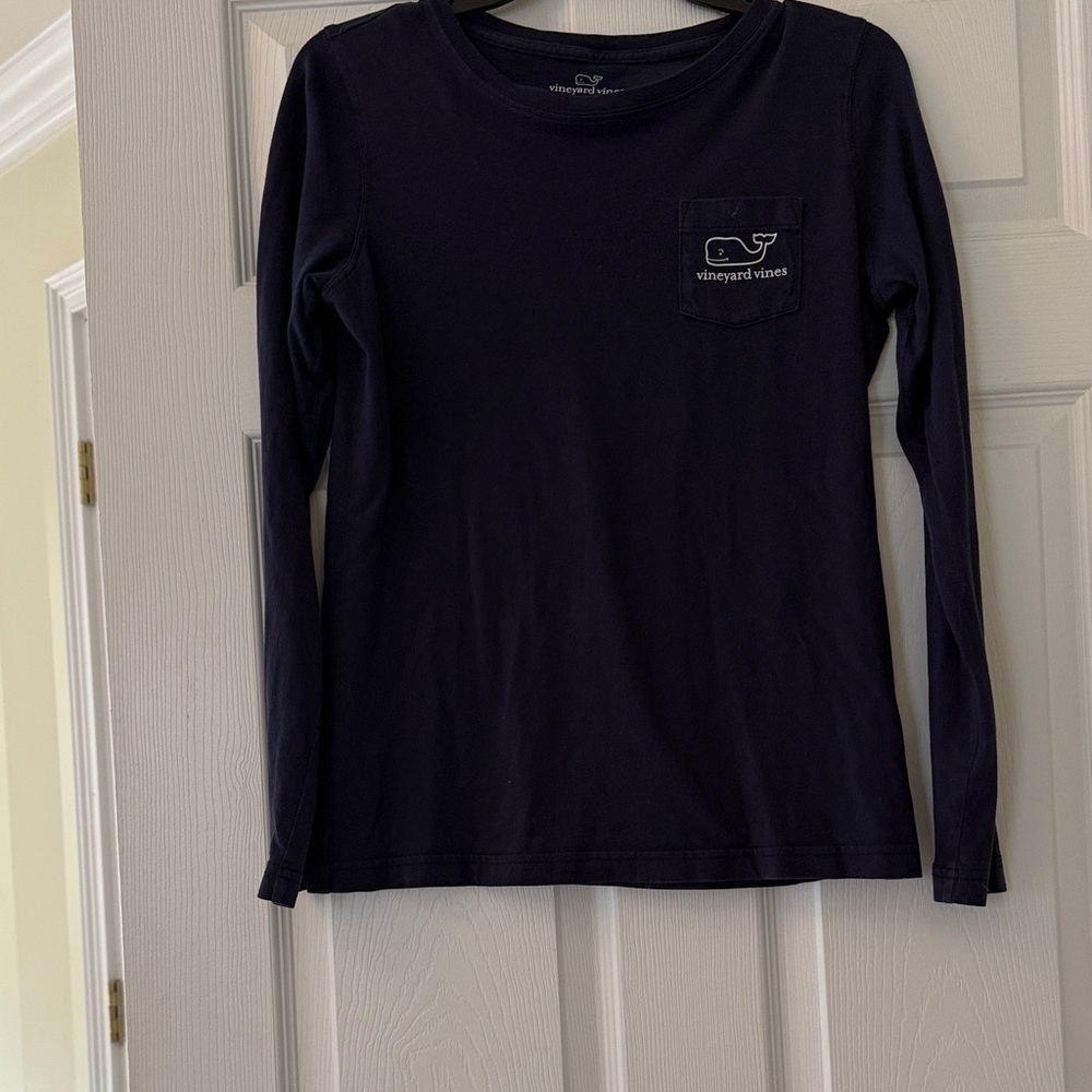 Women’s Christmas Vineyard Vines Dark Blue Long Sleeve Tee